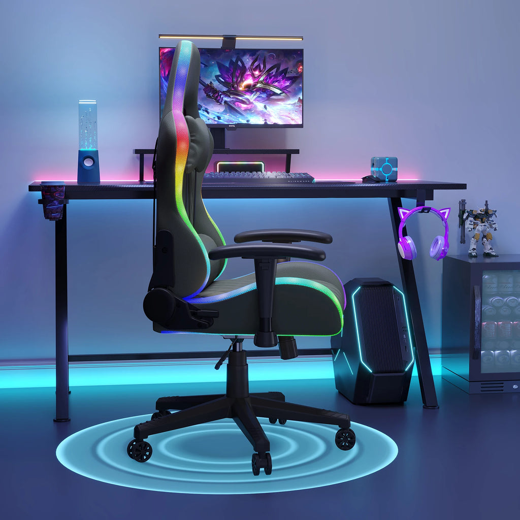 Fauteuil Gaming avec éclairage LED