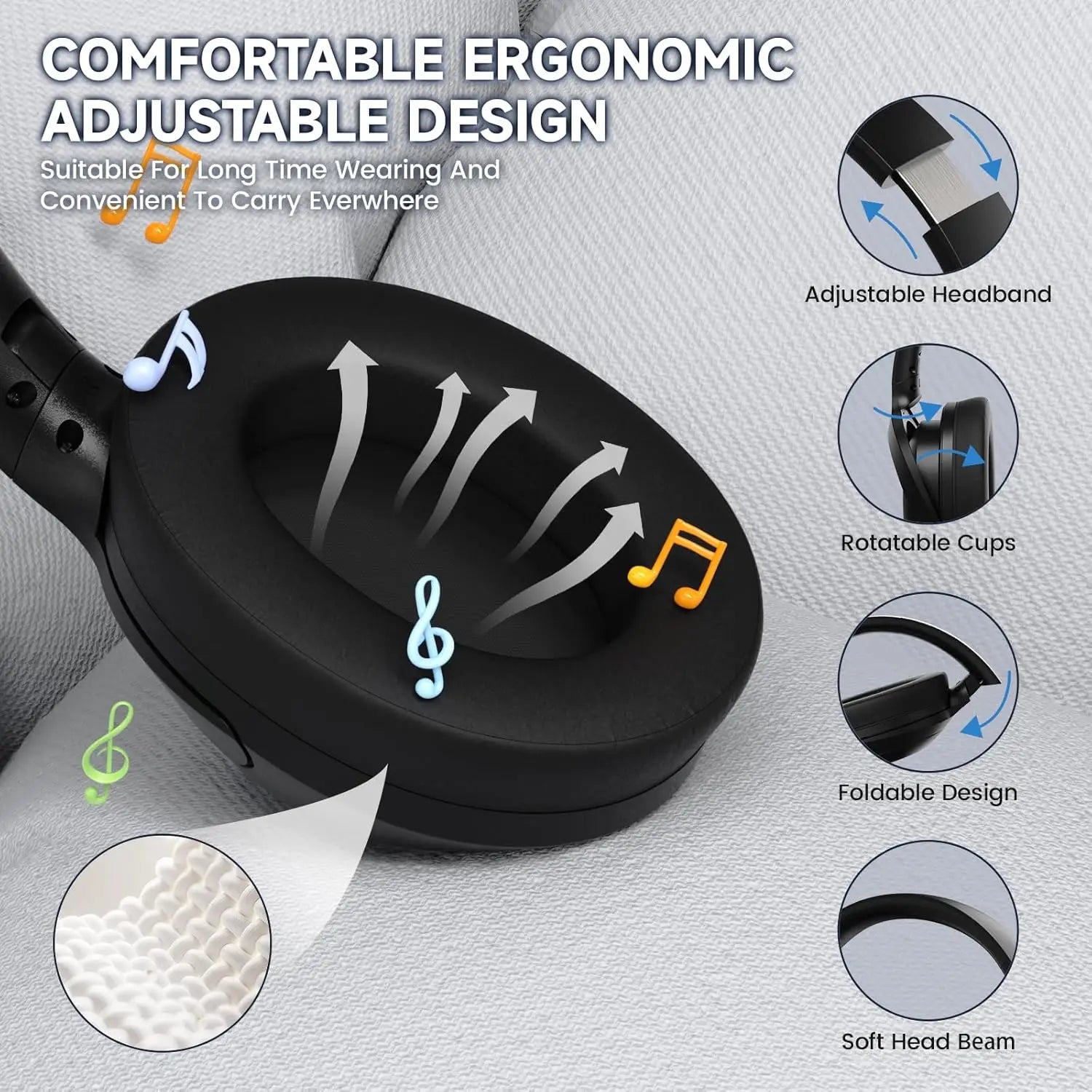ATTACK SHARK G300 Casque sans fil Bluetooth  ( 3 coloris au choix )
