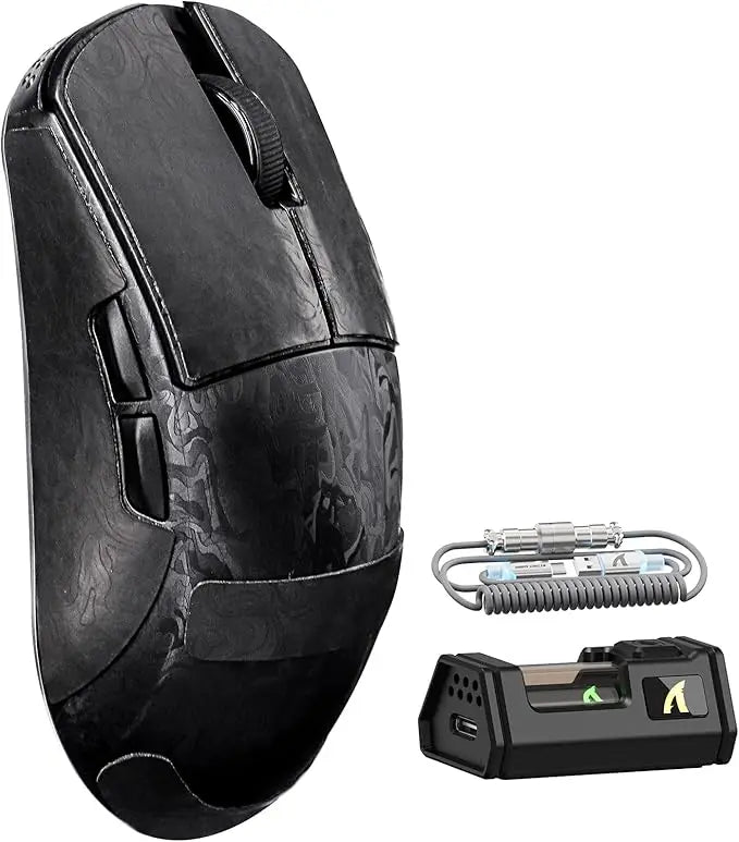 ATTACK SHARK R11 Souris Gaming Sans Fil Fibre de Carbone + Câble LED ( 2 coloris au choix )