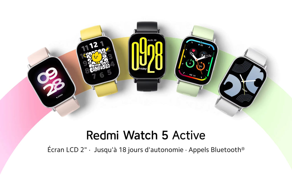 XIAOMI REDMI Watch 5 Active montre connectée  ( 2 coloris au choix )