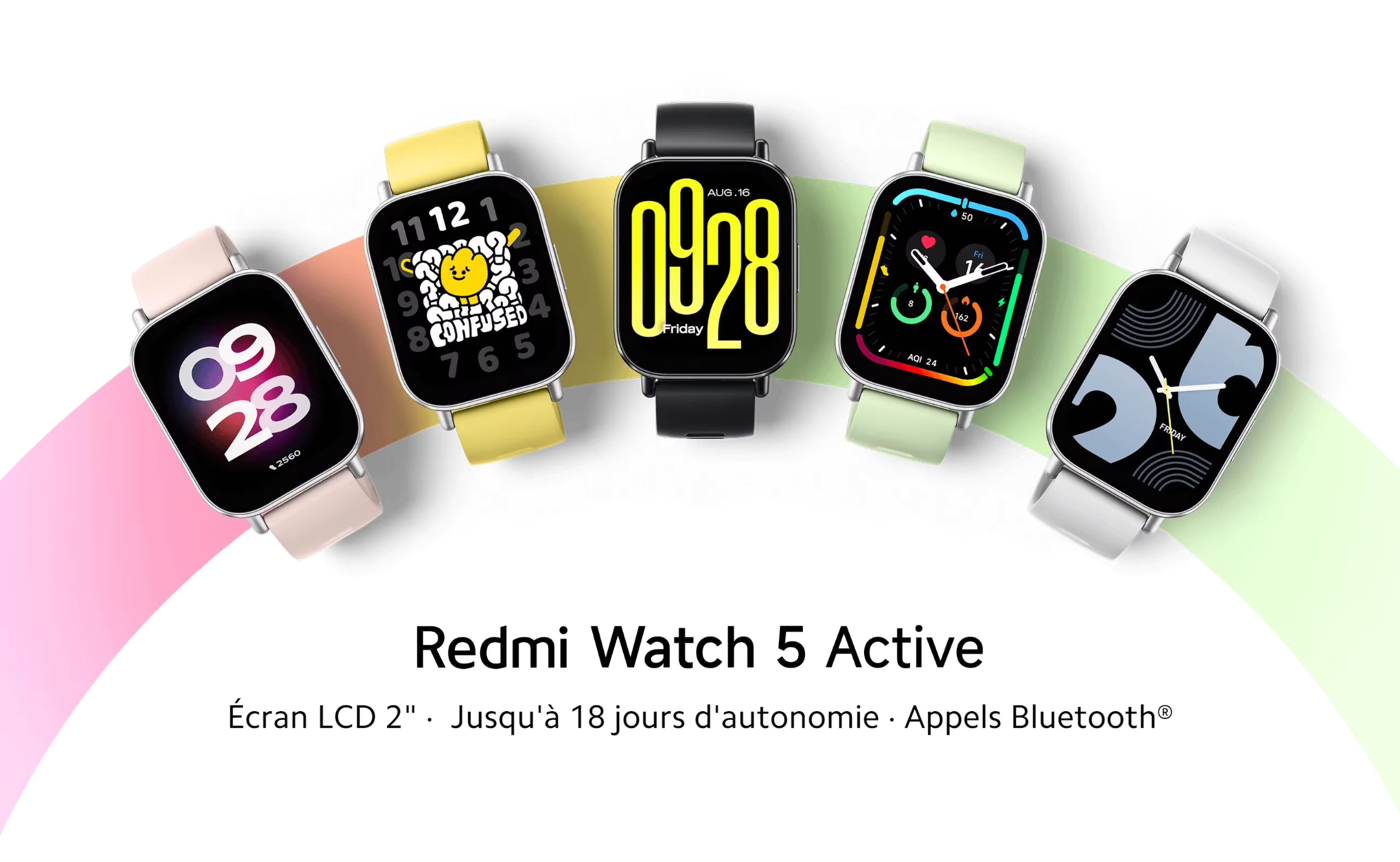 XIAOMI REDMI Watch 5 Active montre connectée  ( 2 coloris au choix )