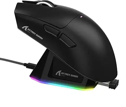 ATTACK SHARK X11 Souris Gaming Sans Fil + Dock de Charge Magnétique ( 3 coloris au choix )