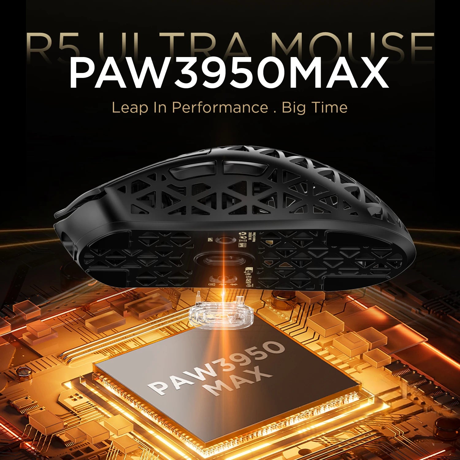 ATTACK SHARK R5 Ultra Souris Gaming Sans Fil Fibre de Carbone ( 4 coloris au choix )