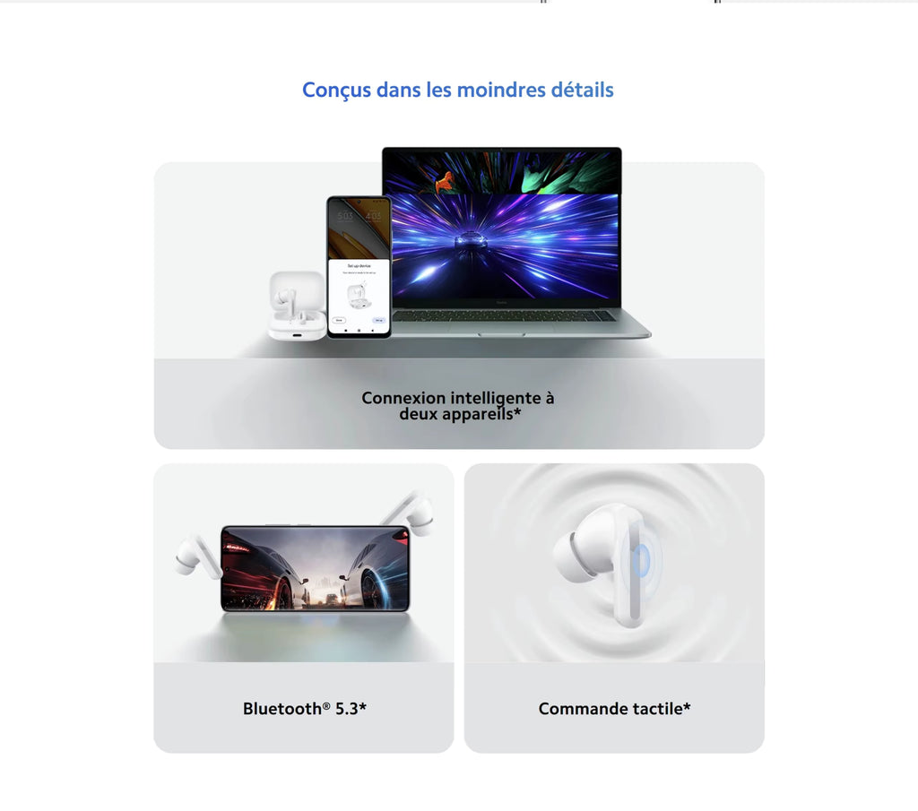 XIAOMI Redmi Buds 5 Écouteurs bluetooth couleur Blanc